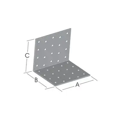 Angle Symetric 90° 100X80X80