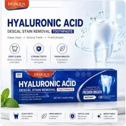 BIOAQUA Hyaluronic Acid Descal Stain Removal Toothpaste