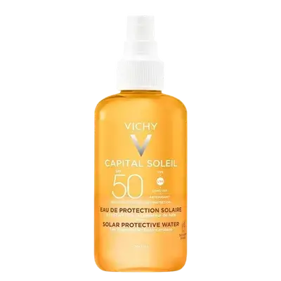 Capital Soleil SPF50+ Solar Protective Water Tan Illuminating Beta Carotene 200ml _ VICHY