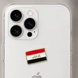 Sticker on the back of the phone