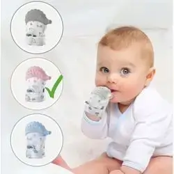 Babyjem Baby Glove Teether (hedgehog)3m+