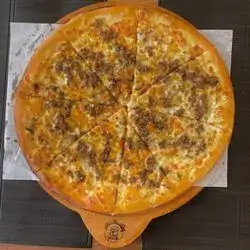 Cheese And Meat Pizza