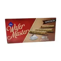 Wafer Master Cappuccino Cream Rolls 65g