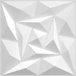 3D Wall Panels Matt White D099