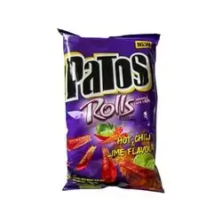Patos Rolls Hot Chili And Lime Flavour 109 Gm
