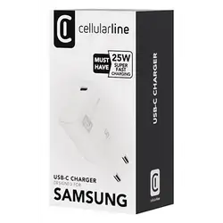 Cellularline Usb-C Charger Designed For Samsung 25W