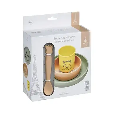 Sophie la girafe Il Etait Une Fois Silicone Meal Set Multi color