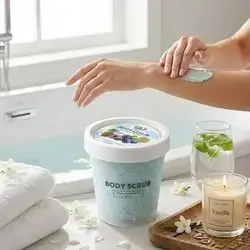 Coconut & Blueberry Body Scrub
