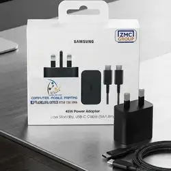 SAMSUNG 45W PD Fast Charger Original With Cable Type-C To Type-C