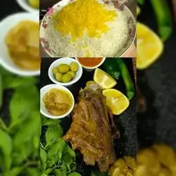 برنج بە گۆشتی مل
