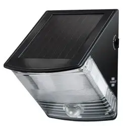 Solar Led Light With Motion Detector Black