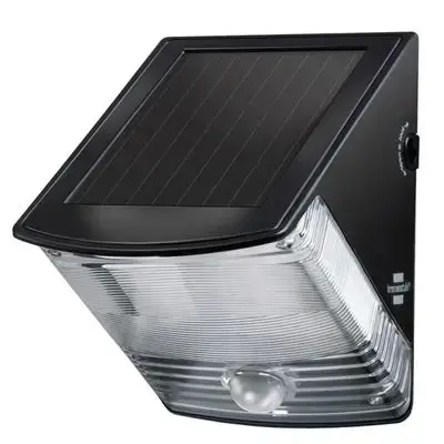 Solar Led Light With Motion Detector Black