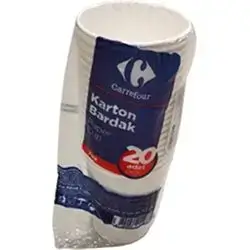 Crf Cups Paper Backed 7 Oz X20