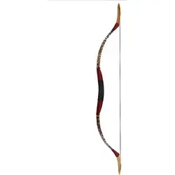 Leopard Grain Traditional Archery Longbow – 35 lb Draw Weight