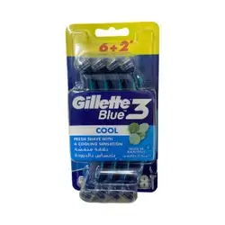 Gillette Blue3 Dis Razor Cool 6+2