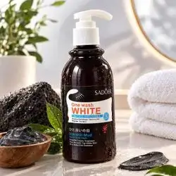 SADOER One Wash White Volcanic Mud Beauty Body Wash