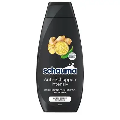 Schauma Anti-Dandruff Shampoo Intensive (400 ml), Hair Shampoo Soothes the Scalp, Shampoo Fights Strong Dandruff from the First Use