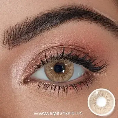 Eyeshare Lenses - Seattle Brown 14.5mm 1 Pair | 1 Year