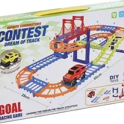 Generic Car track toy infinite combinations contest dream of track for kids