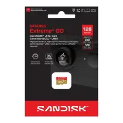 SanDisk 128GB Extreme GO microSDXC UHS-I Memory Card (240/120MB/s, A2, V30)