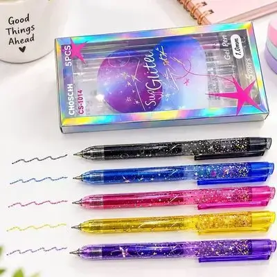 CHOSCH METALIC ACRYLIC PEN 5 PCS 0.1MM