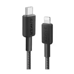 Anker 322 USB-C to Lightning Cable 3ft Braided - A81B5H21-WT
