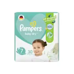 Pampers Babydry No7 X30