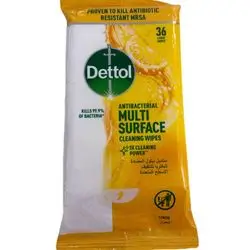 Dettol Multi surface cleaning 36 large wipes