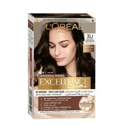 L'OREAL PARIS 3U UNIVERSAL DARK BROWN بني داكن شامل
