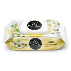 Papilion Chamomile Wet Wipes – 100 Pack