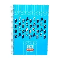 Notebook for English writing with spiral binder