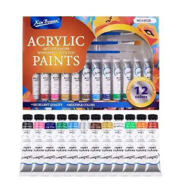 ARYLIC PAINTS SET 12 Colors