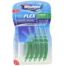 Wisdom Pro Flex 0.8mm Interdental Brushes