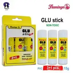 Set Glue Stick 15g-flamingo