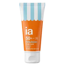 Facial Sunscreen SPF50+ Fluid Emulsion 50ml _ ia