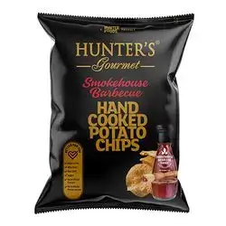 Hunter's Gourmet Hand Cooked Potato Chips Smokehouse Barbeque, 125g