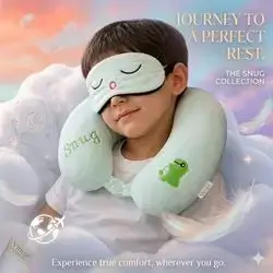 Checkered Travel Neck Pillow