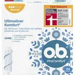 ProComfort Normal Tampons, 64 Pcs