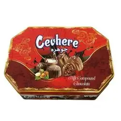Chocolate cevhere is a mixture of milk, coffee, bazelnuts and chocolate