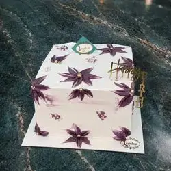 Square shape cake 15 people