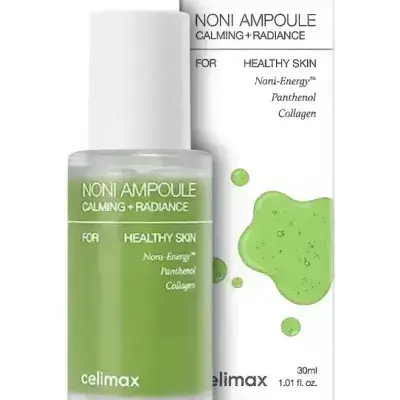 celimax Noni Ampoule Calming + Radiance - 30ml | سيليماكس أمبول مهدئ و مضيئ للبشرة بمستخلص النوني - 30 مل
