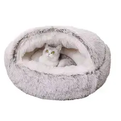 E23 – Soft Plush Pet Cave