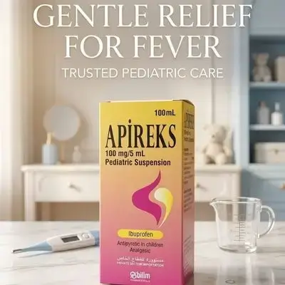 APIREKS (Ibuprofen 100mg/5ml) Pediatric Suspension 100ml