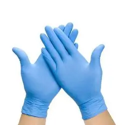 Gloves blue size large