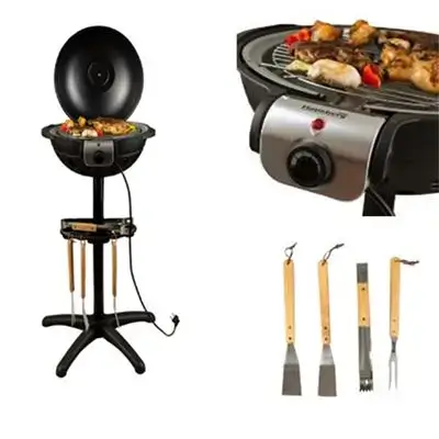 Electric Grill Set With Stand