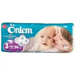 Diaper Onlam No. 3 (4 - 9kg) 36 pcs