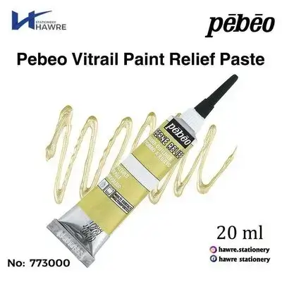 Pebeo Vitrail Paint Relief Paste 20 ml (gold)