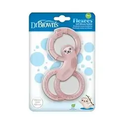 DrBrowns flexees soft silicone teether 3m+