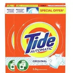 Tide Detergent Powder Org 2x2.5kg�