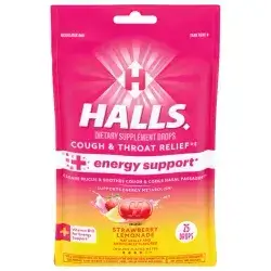 Halls energy support -strawberry lemonade 25 drops